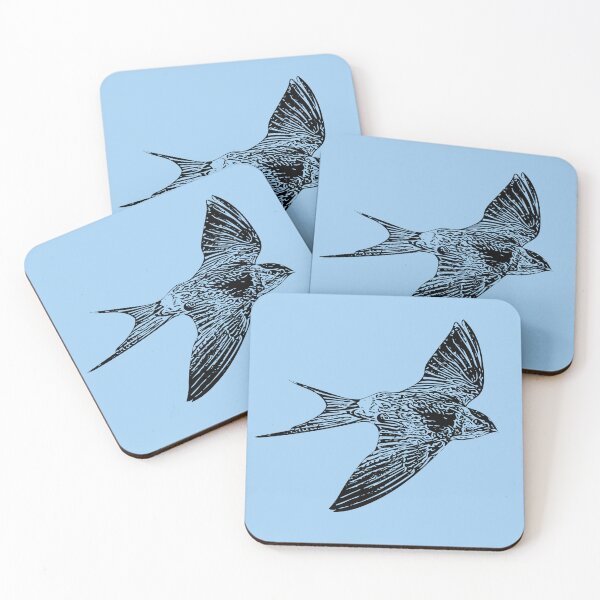 Item preview, European Red-rumped Swallow Black Design  designed and sold by designsasstultd.