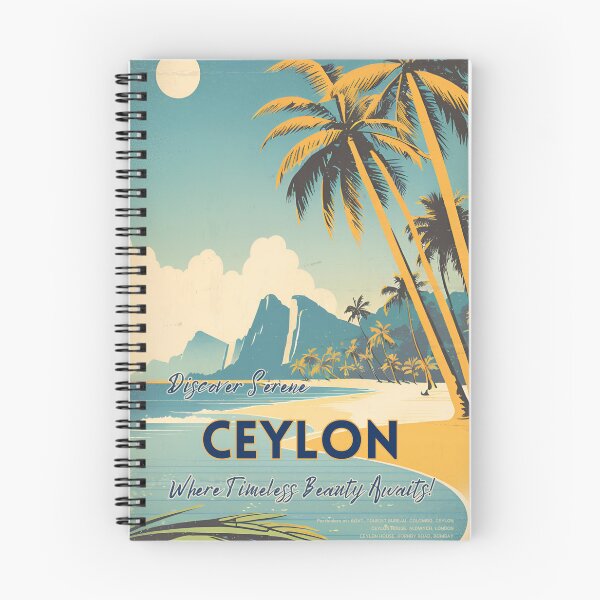 Artikelvorschau, Vintage-Reisekunst – Entdecken Sie das ruhige Ceylon – wo zeitlose Schönheit auf Sie wartet entworfen und verkauft von Lost-Horizons.