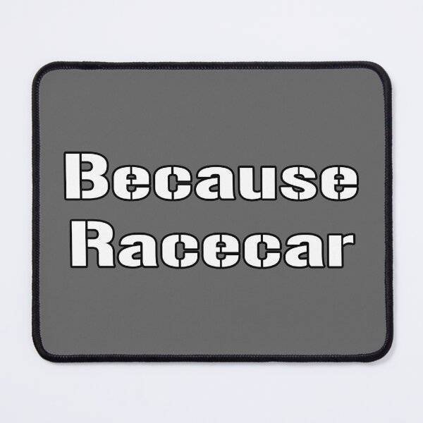 Item preview, Because Racecar designed and sold by bamatt30.
