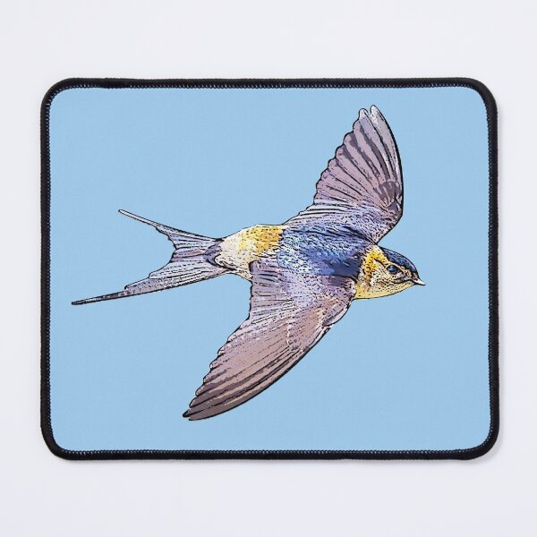 Item preview, European Red-rumped Swallow Black Alternate Design designed and sold by designsasstultd.