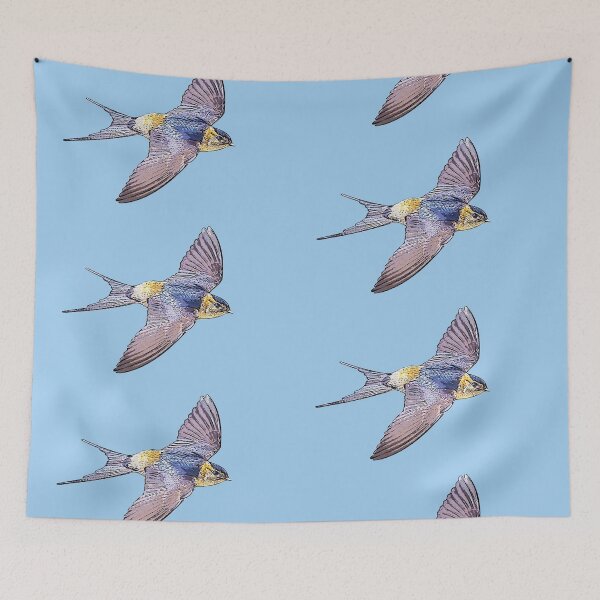 Item preview, European Red-rumped Swallow Black Alternate Design  designed and sold by designsasstultd.