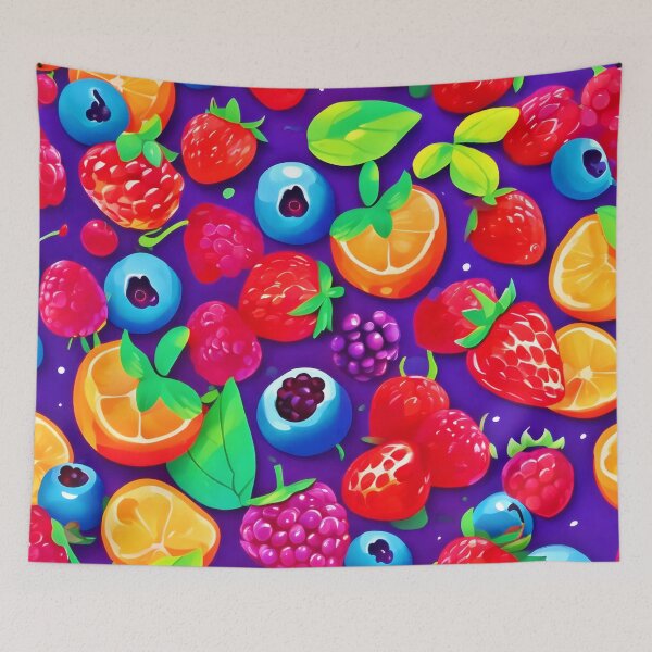 Item preview, Citrus & Berries Burst designed and sold by Health And Fitness Posts e-Store.