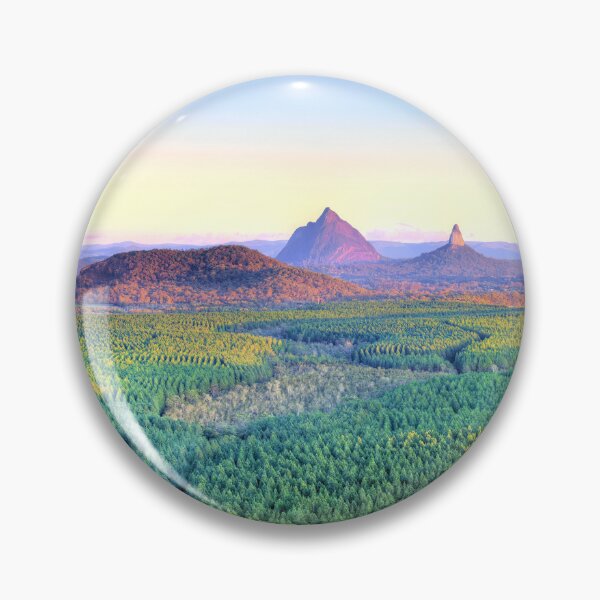 Artikelvorschau, Panorama des Glasshouse Mountain entworfen und verkauft von Adam Gormley.