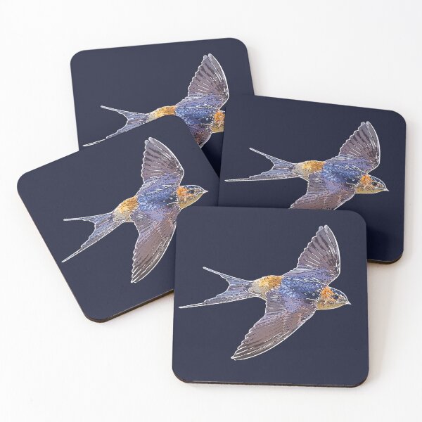 Item preview, European Red-rumped Swallow White Alternate Design  designed and sold by designsasstultd.