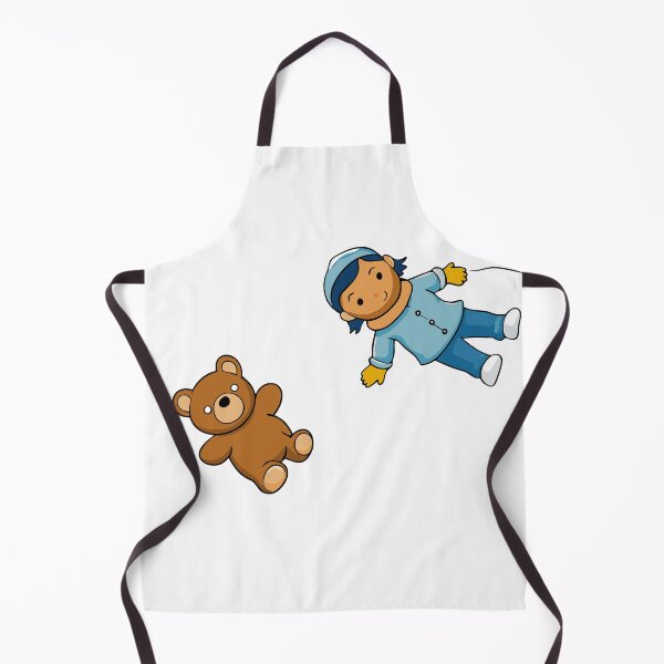 Item preview, Child and Bear Lying Side-by-Side in Snowy Bliss designed and sold by omerfdln34.