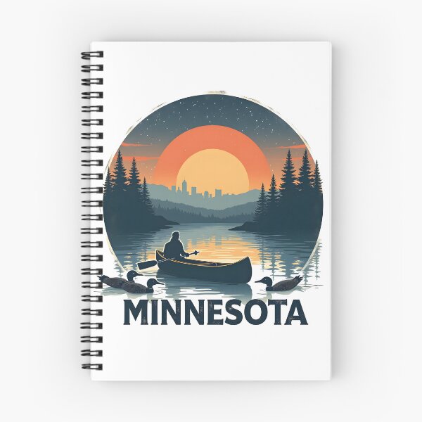 Item preview, Minnesota Lake Sunrise - Canoe and Wilderness designed and sold by CyberPeakZ.