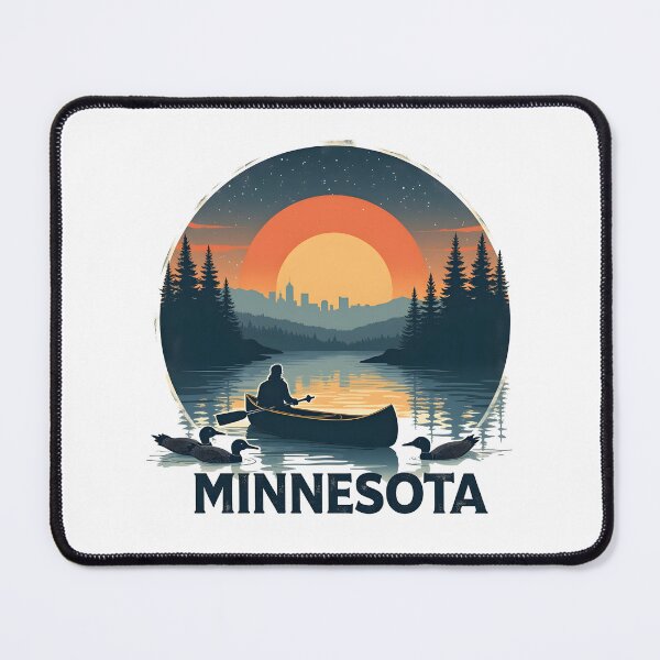 Item preview, Minnesota Lake Sunrise - Canoe and Wilderness designed and sold by CyberPeakZ.