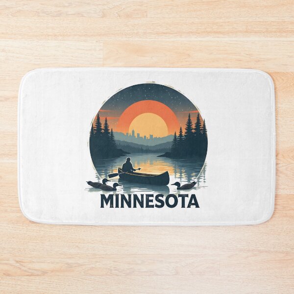 Item preview, Minnesota Lake Sunrise - Canoe and Wilderness designed and sold by CyberPeakZ.