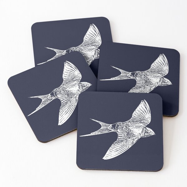 Item preview, European Red-rumped Swallow White Design  designed and sold by designsasstultd.