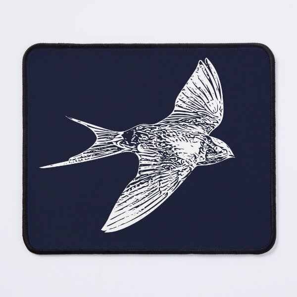 Item preview, European Red-rumped Swallow White Design  designed and sold by designsasstultd.