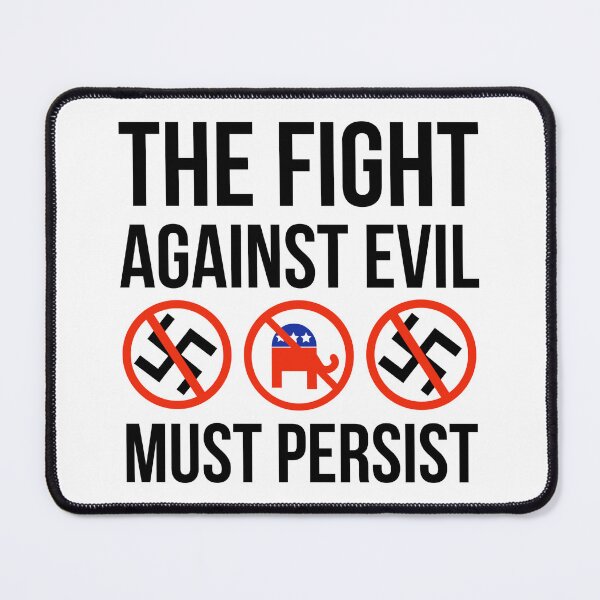 Item preview, The fight against evil must persist designed and sold by Rachel the Artist .