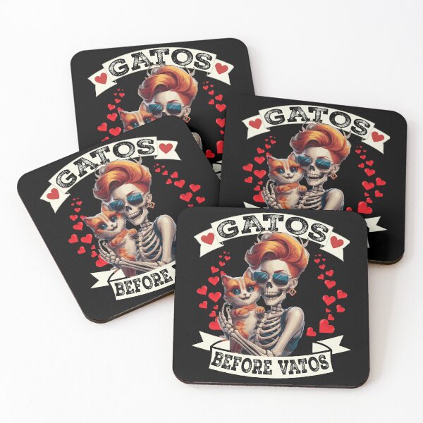 Item preview, Gatos Before Vatos - Funny Hispanic Cat Lover  designed and sold by Smix Pixels.