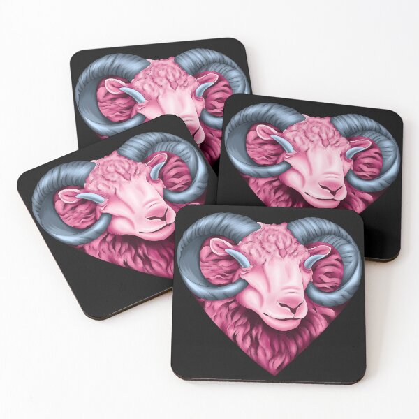 Item preview, Pink and Blue Sheep  designed and sold by Caseymax.