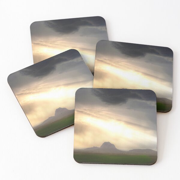 Item preview, Glasshouse Yellow-Tail Cockatoos Sunset Storm designed and sold by Adam Gormley.