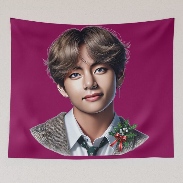 Item preview, Taehyung Holiday Charm | BTS-Inspired Art designed and sold by DEEPDesignsART.
