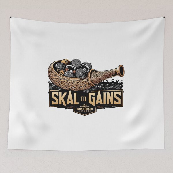 Item preview, Iron forged fitness Viking skal to gains clothing/apparel designed and sold by Ehicks7.