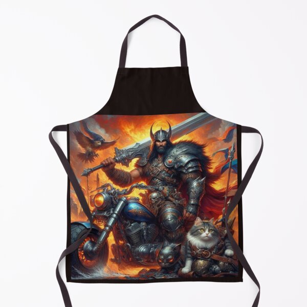 Item preview, Fantasy Biker Warrior with Cat designed and sold by Jurand  Creations.