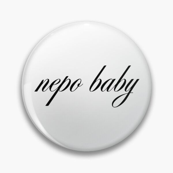 Item preview, Nepo Baby Cursive Sticker designed and sold by flavouredcherry.