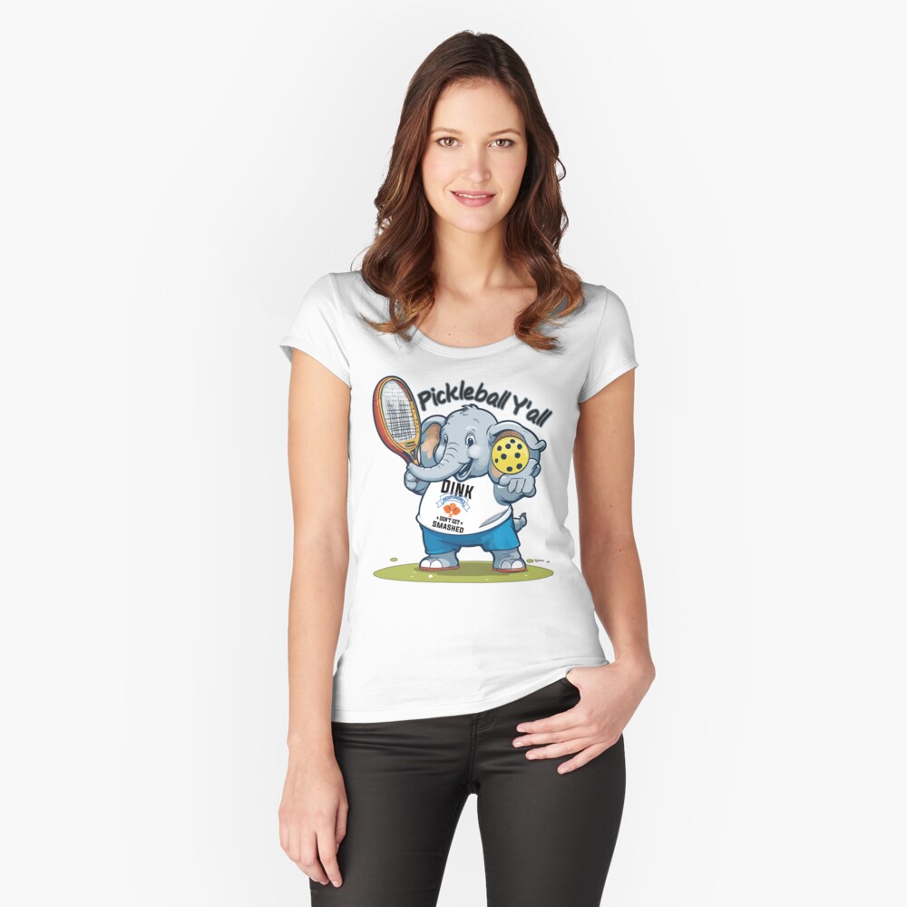 Item preview, Fitted Scoop T-Shirt designed and sold by VibeHiveThreads.