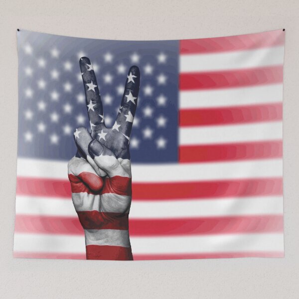 Item preview, PEACE USA Pop Art designed and sold by Bruce ALMIGHTY Baker.