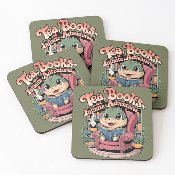 Item preview, Tea, Books, and Infinite Adventures designed and sold by NiRia Spot.