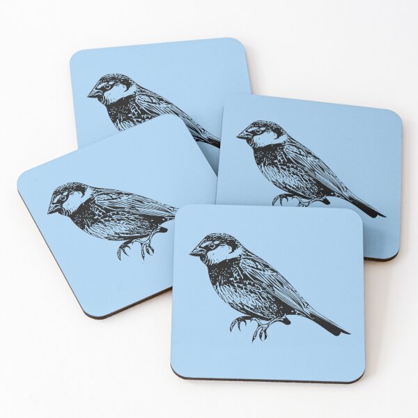 Item preview, Spanish Willow Sparrow Black Design  designed and sold by designsasstultd.