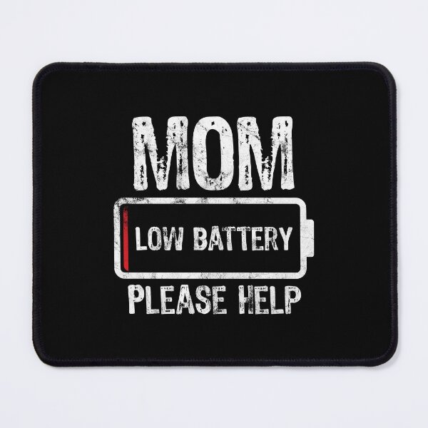 Item preview, Vintage Mom Low Battery Please Help - Funny Mom Life designed and sold by TeeByDesignsCo®.