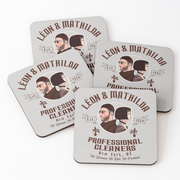 Item preview, Leon and Mathilda Professional Cleaners Lts designed and sold by Alema Art.