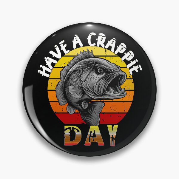 Item preview, Have A Crappie Day - Vintage Sunset Fishing  designed and sold by Smix Pixels.