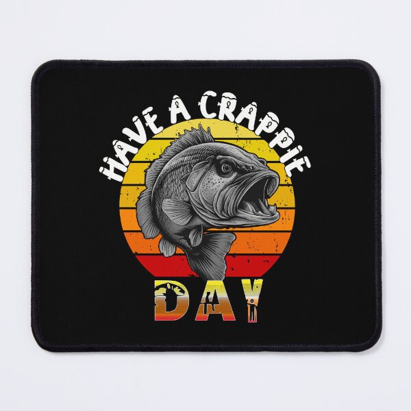 Item preview, Have A Crappie Day - Vintage Sunset Fishing designed and sold by Smix Pixels.