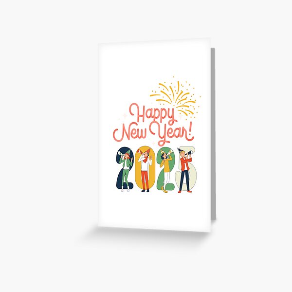 Item preview, Happy New Year 2025 designed and sold by eidramesh.
