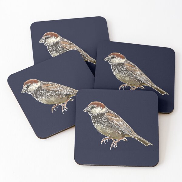Item preview, Spanish Willow Sparrow White Alternate Design  designed and sold by designsasstultd.