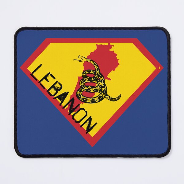 Item preview, LEBANON Spell Out - Freedom Is The Superpower - Gadsden Snake Flag - Dont Tread On Me SUPERHERO design designed and sold by pelagio.