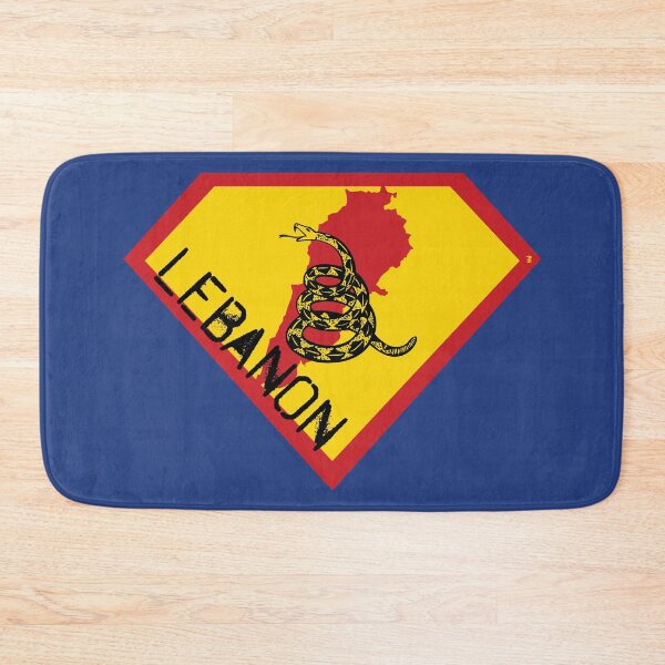 Item preview, LEBANON Spell Out - Freedom Is The Superpower - Gadsden Snake Flag - Dont Tread On Me SUPERHERO design designed and sold by pelagio.