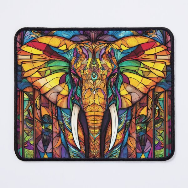 Item preview, Beautiful Colored Glass Elephant Design designed and sold by coolpixeltik.