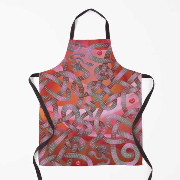 Item preview, LookViking Rose-pink Jellinge Style Viking Pattern designed and sold by lookviking.