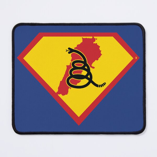 Item preview, LEBANON  - Freedom Is The Superpower - Modern Gadsden Snake Flag - Dont Tread On Me SUPERHERO design designed and sold by pelagio.