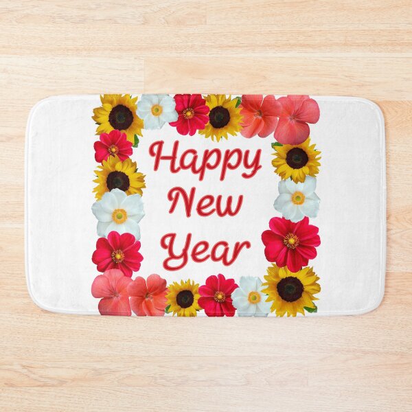 Item preview, Happy new year : Flower designed and sold by VeenyOcicat.