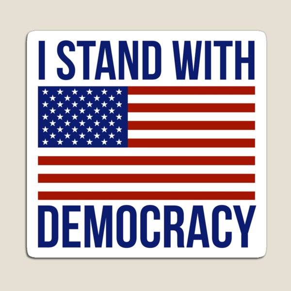 Item preview, I stand with democracy  designed and sold by Rachel the Artist .