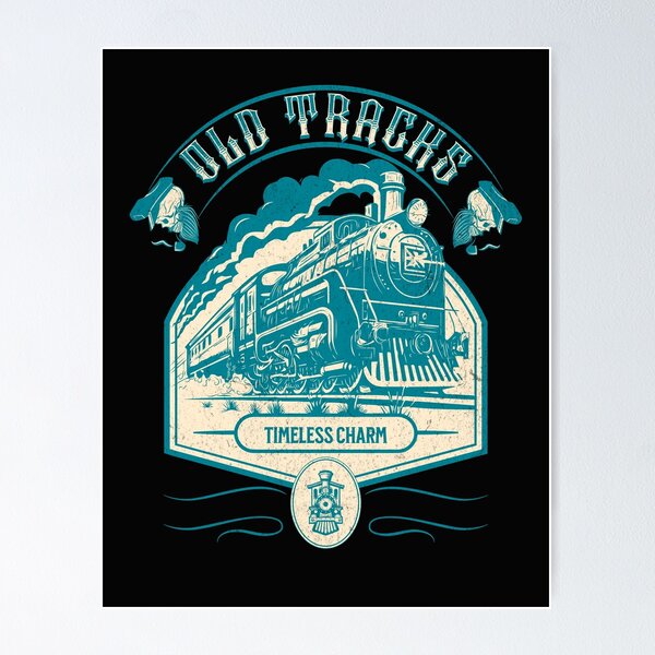 Item preview, Old tracks timeless charm designed and sold by pikeprints.