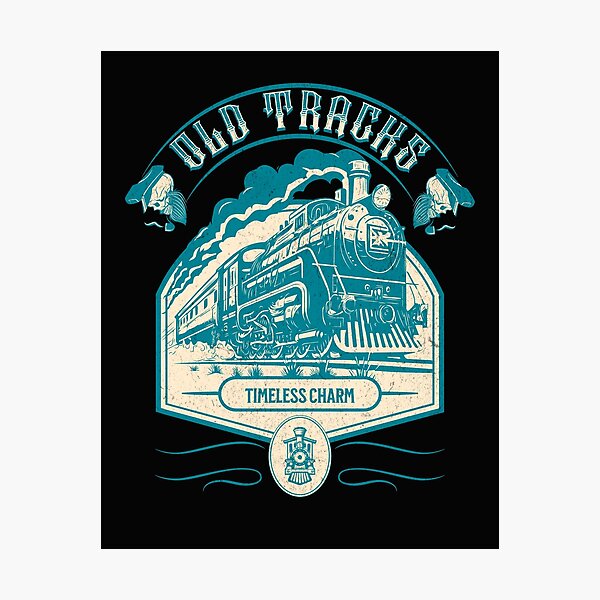Item preview, Old tracks timeless charm designed and sold by pikeprints.