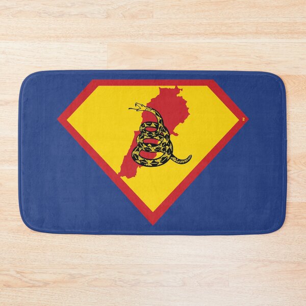 Item preview, LEBANON  - Freedom Is The Superpower - Gadsden Snake Flag - Dont Tread On Me SUPERHERO design designed and sold by pelagio.