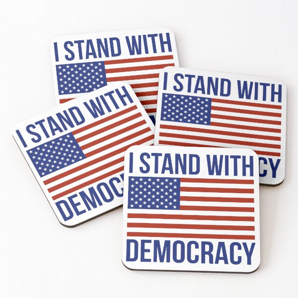 Item preview, I stand with democracy  designed and sold by Rachel the Artist .