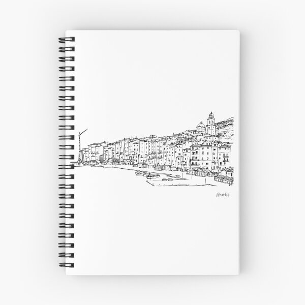 Item preview, Sketch of the beautiful Italian city: Portovenere designed and sold by nniclek.