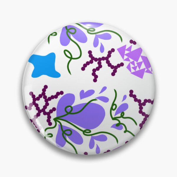 Item preview, Purple and blue geometric/abstract print designed and sold by MailboxJim.