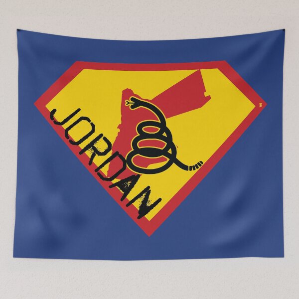 Item preview, JORDAN Spell Out - Freedom Is The Superpower - Modern Gadsden Snake Flag - Dont Tread On Me SUPERHERO design designed and sold by pelagio.