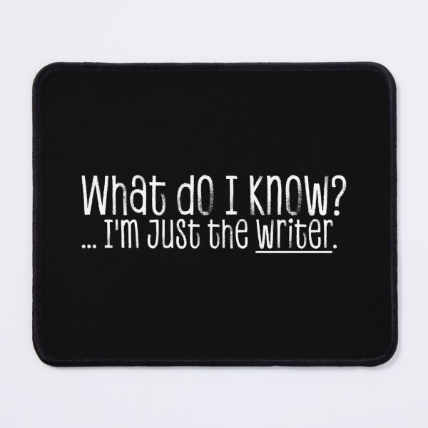 Item preview, Just the Writer designed and sold by vacattac.