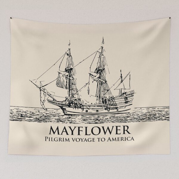 Item preview, Mayflower Ship designed and sold by Lakeric Cityscapes.