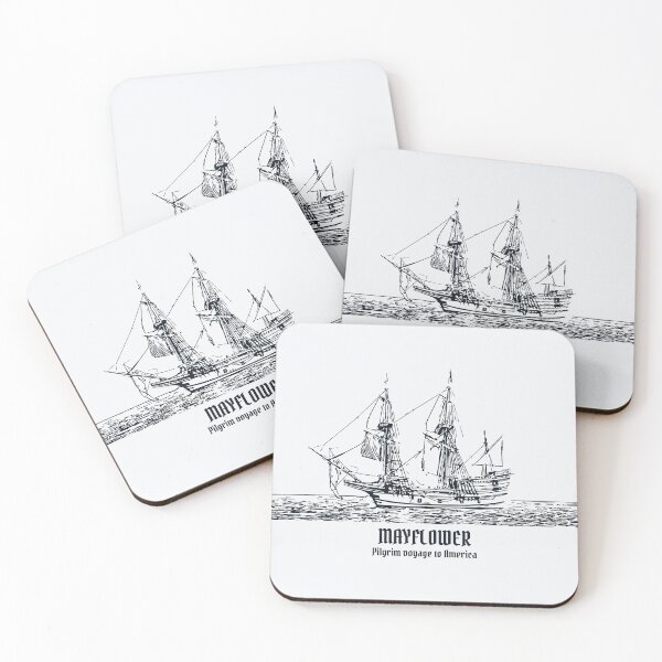 Artikelvorschau, Mayflower-Schiff entworfen und verkauft von Lakeric Cityscapes.
