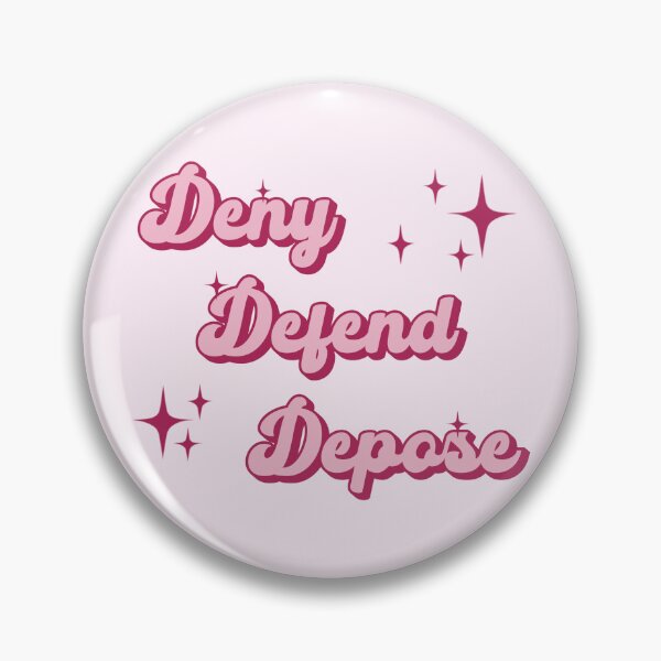 Item preview, Deny defend depose girly pop designed and sold by HaleighMade.